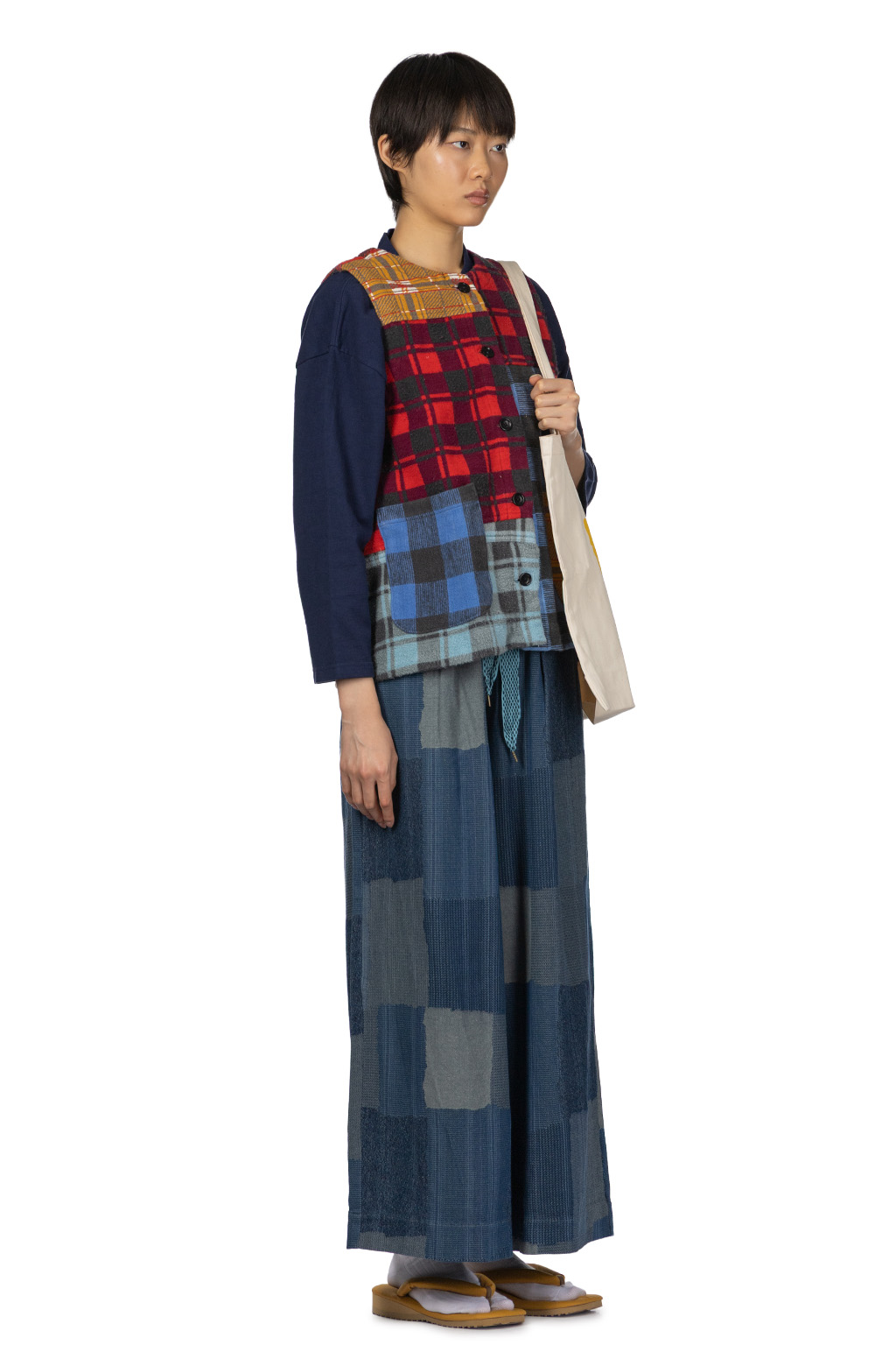 Tigre Brocante - Euro Heavy Flannel Shirt Mix Tunic Vest